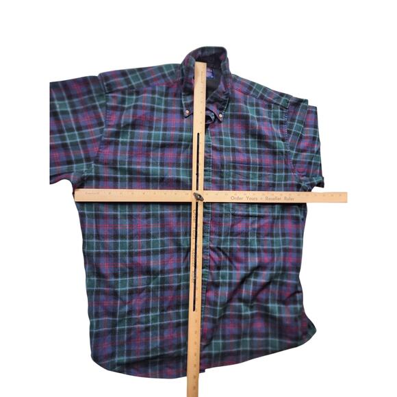 Pendleton Fireside Flannel Shirt Mens Large Wool Tartan Plaid Vintage Lumberjack - Picture 12 of 14
